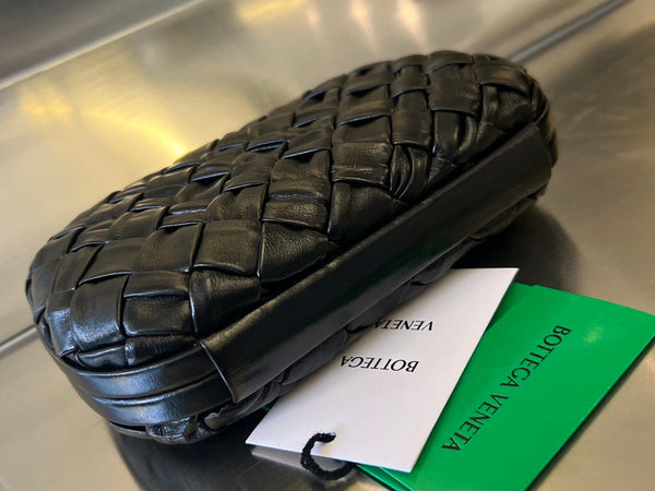 KNOT 19 IN PELLE DI AGNELLO NERA