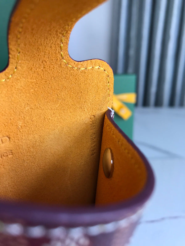 MONTMARTRE GM CASE 18 IN TELA GOYARDINE ROSSO VINO