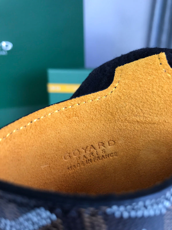 MONTMARTRE GM CASE 18 IN TELA GOYARDINE NERA