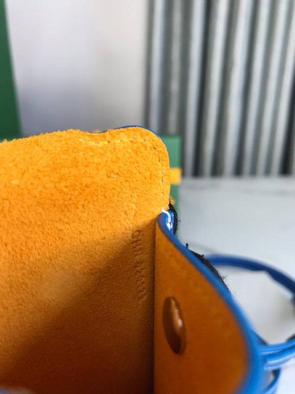 MONTMARTRE GM CASSA 18 IN TELA GOYARDINE BLU ZAFFIRO