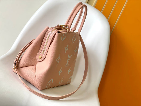 LV Petit Palais Bag Pink White Cowhide 241147