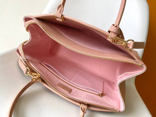 LV Petit Palais Bag Pink White Cowhide 241147