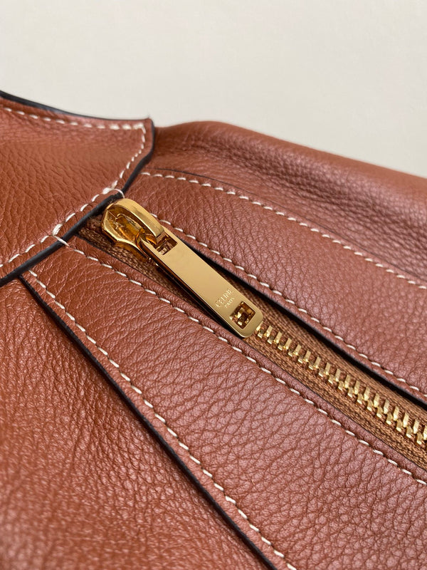 BORSA SOTTOASCELLO ROMY 43 ARANCIONE RUGGINE IN PELLE DI VITELLO