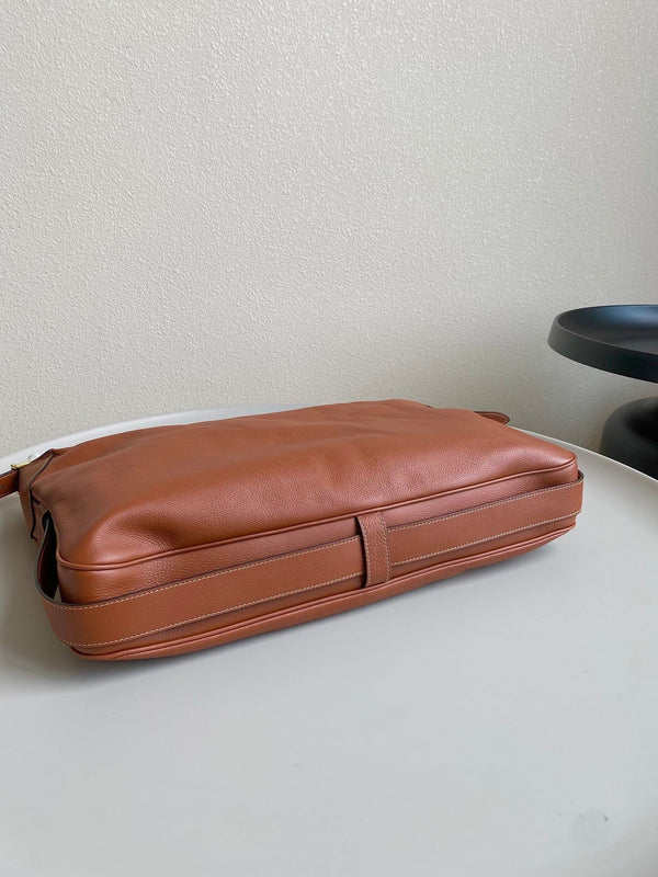 BORSA SOTTOASCELLO ROMY 43 ARANCIONE RUGGINE IN PELLE DI VITELLO