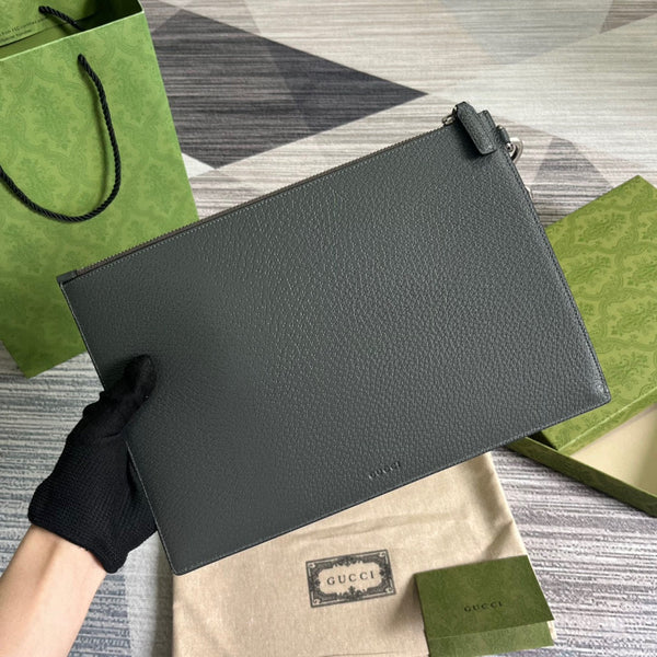 BORSA A MANO GG MARMONT 30 IN PELLE DI VITELLO GRIGIO PENTER