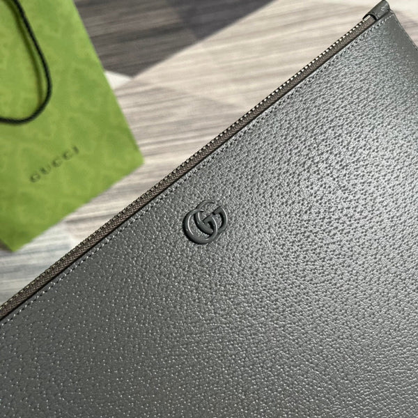 BORSA A MANO GG MARMONT 30 IN PELLE DI VITELLO GRIGIO PENTER