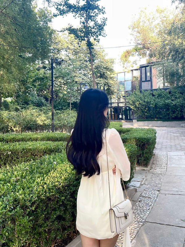 BVL Serpenti Forever Crossbody 20cm White Cafskin GHW 188634