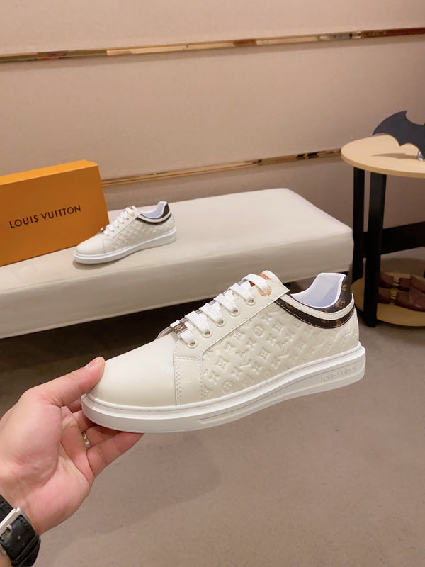 LV RIVOLI SNEAKER WHITE MINI MONOGRAM-EMBOSSED CALFSKIN