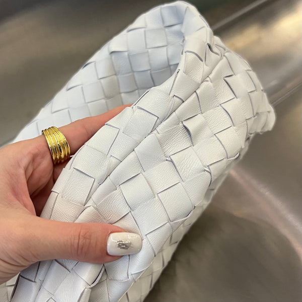 PICCOLO JODIE 48 PELLE DI VITELLO BIANCA