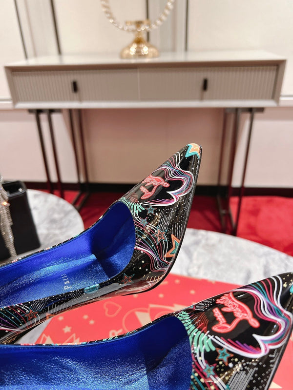 CL Kate Pumps Starlight By Night Patent Leather Multicolor