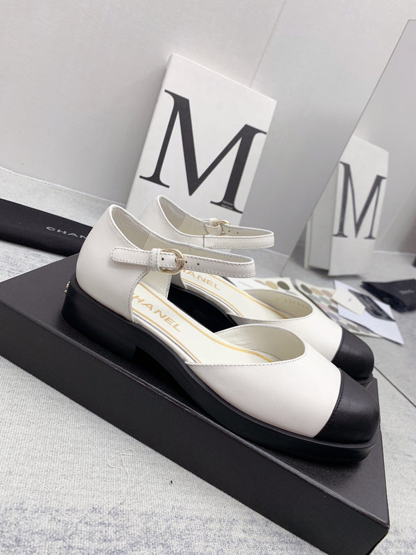 CC 26s Mary Janes Lambskin Grosgrain