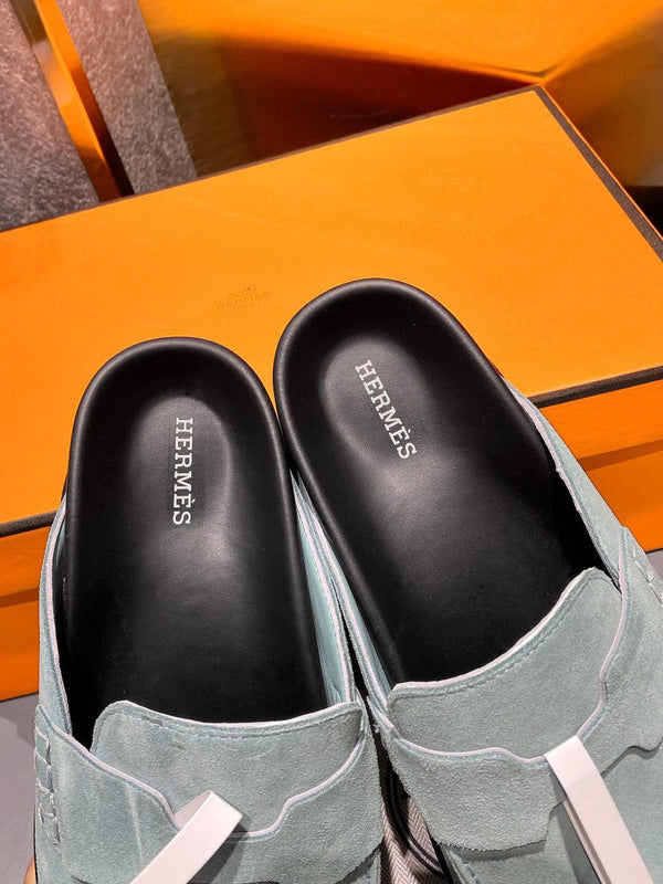 HM Men's Go Mule Sky Blue Suede 686720