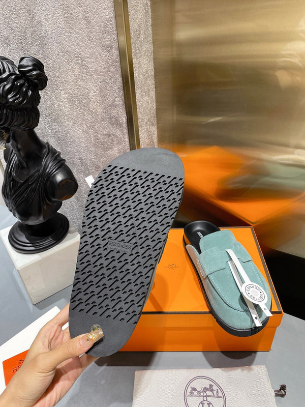 HM Men's Go Mule Sky Blue Suede 686720