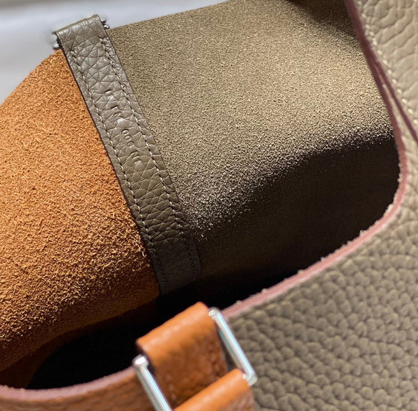 picotin lock 18 gold etoupe togo shw