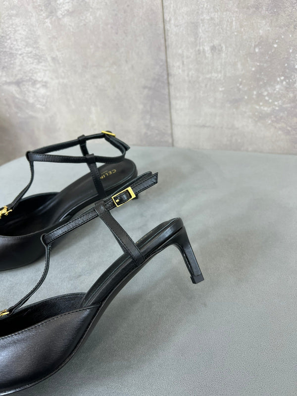 cl kitten t-bar 45 black calfskin