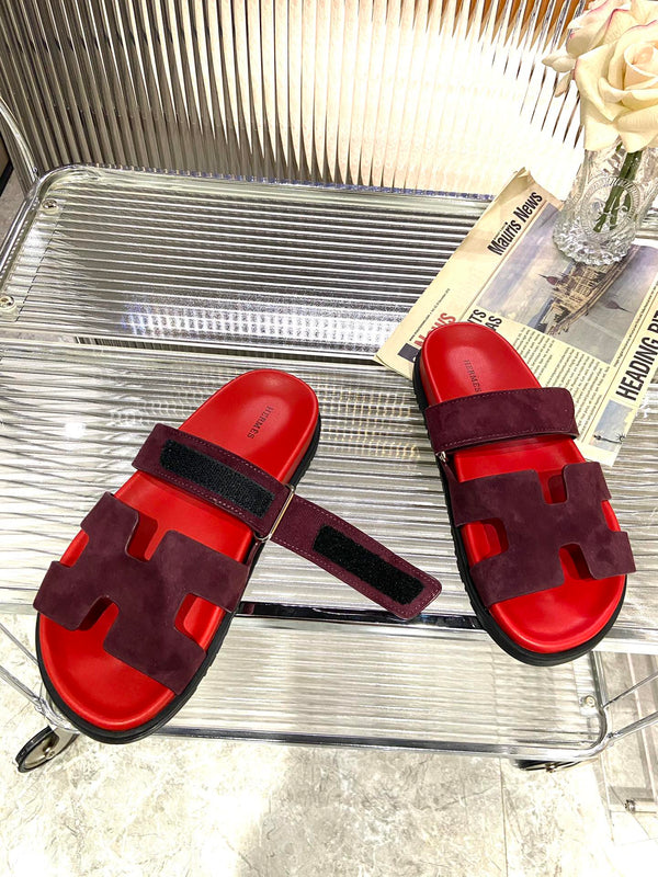CHYPRE SANDAL CHERRY MIX JAM SUEDE