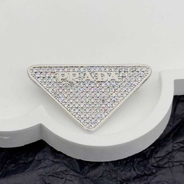 Prada Brooch Silver 172371