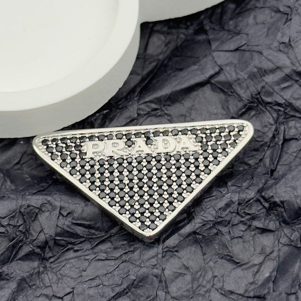 Broche Prada Argent 172368