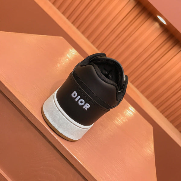 CD B27 LOW-TOP SNEAKER BLACK-BEIGE CALFSKIN