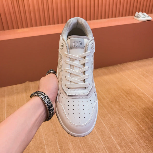 CD B27 LOW-TOP SNEAKER WHITE-CLOUD MESH CALFSKIN