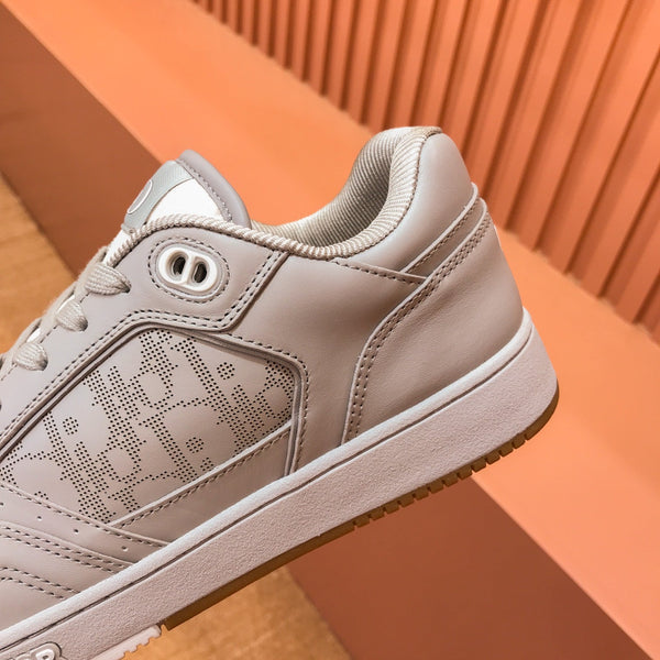 CD B27 LOW-TOP SNEAKER CREAM GREY MESH CALFSKIN