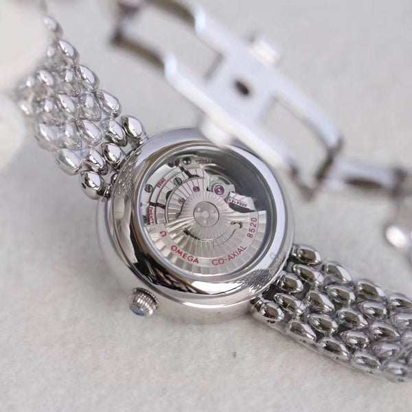 Omega De Ville 32.7mm Silver Mop Pearl Dial