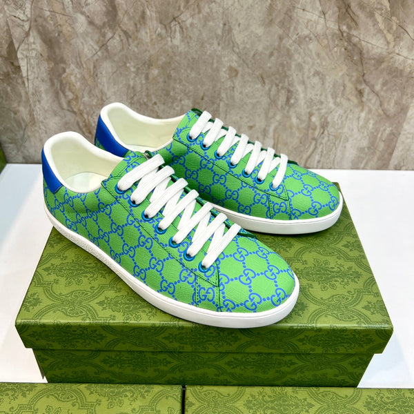 Sneaker GG Supreme da uomo in tela verde 525927