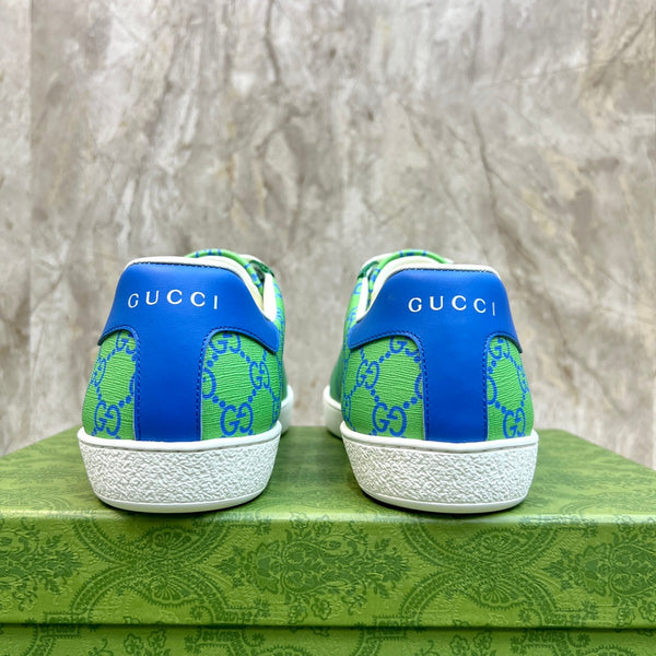 Sneaker GG Supreme da uomo in tela verde 525927