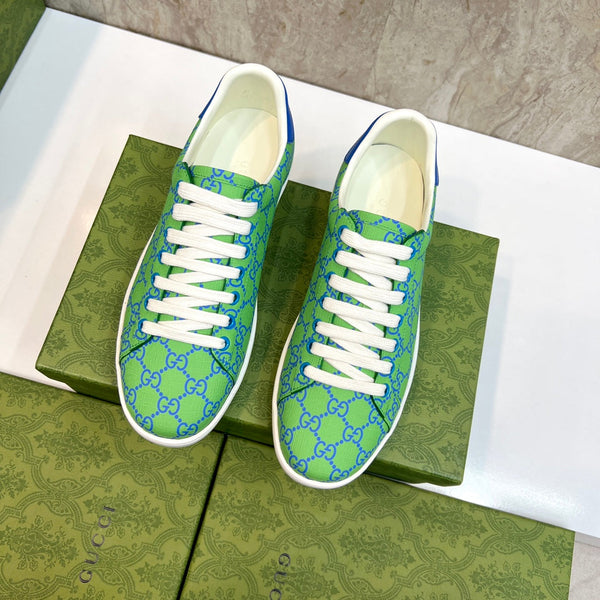 Sneaker GG Supreme da uomo in tela verde 525927