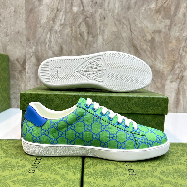 Sneaker GG Supreme da uomo in tela verde 525927