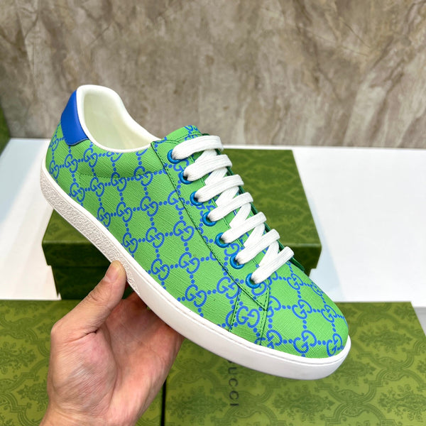 Sneaker GG Supreme da uomo in tela verde 525927