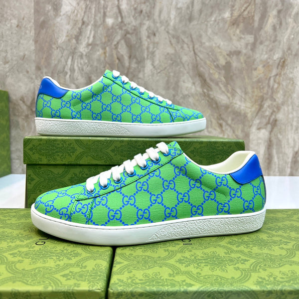 Sneaker GG Supreme da uomo in tela verde 525927