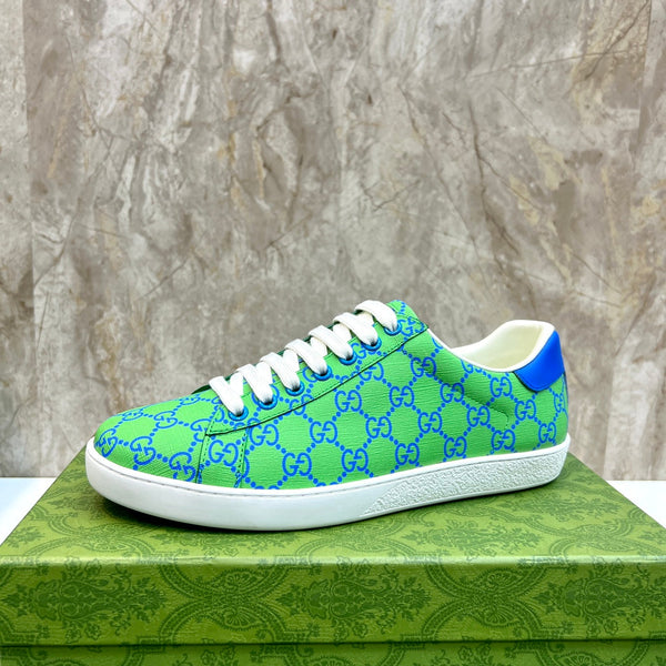 Sneaker GG Supreme da uomo in tela verde 525927