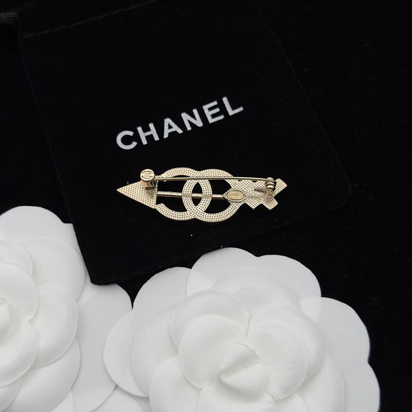 CC Brooch Pink Gold 173332