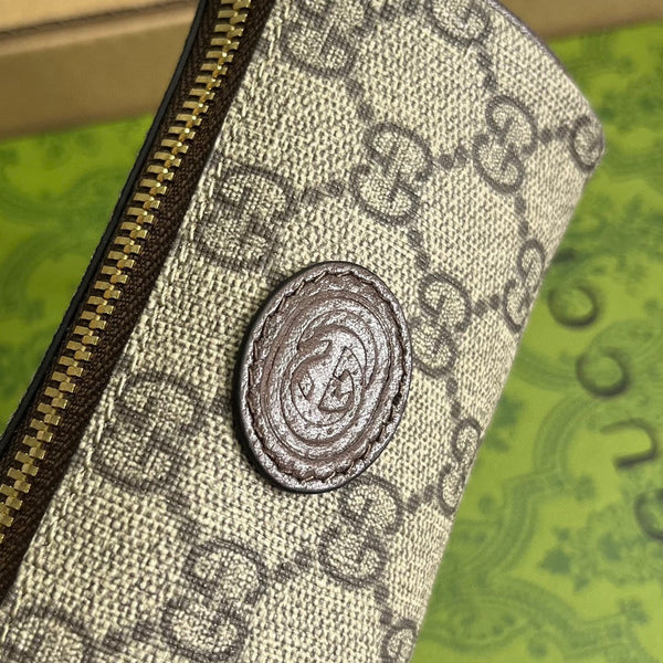 BORSA A SECCHIELLO GG MINI 12 IN TELA BEIGE