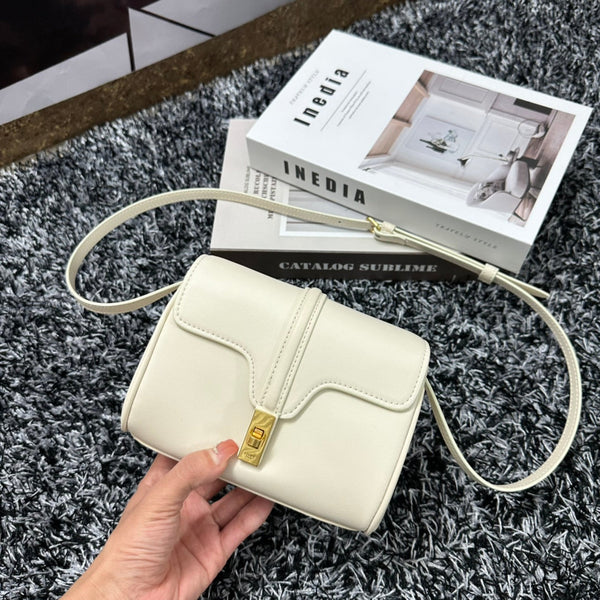 CLASSIC MINI 18 WHITE CALFSKIN