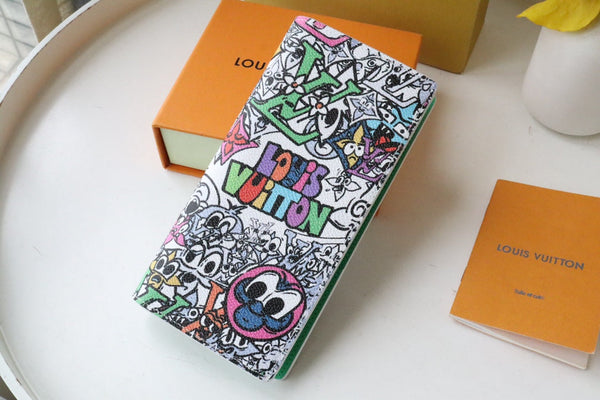 Portafoglio LV Brazza Monogram Comics Canvas 195895