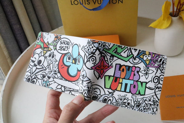 LV Multiple Wallet Monogram Comics Canvas 195896