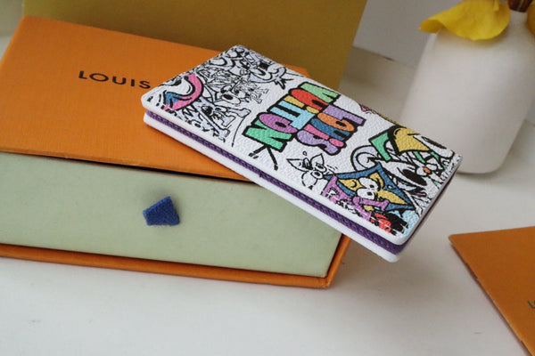 LV Pocket Organizer Multicolor Monogram Comics Canvas 195897