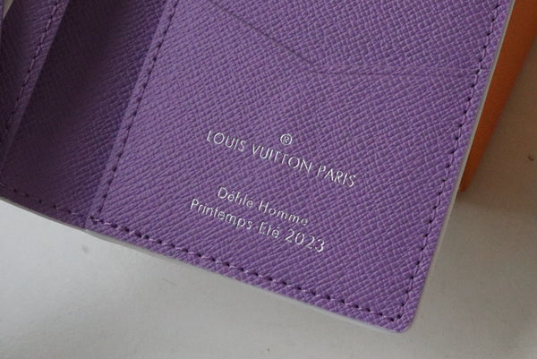 LV Pocket Organizer Multicolor Monogram Comics Canvas 195897