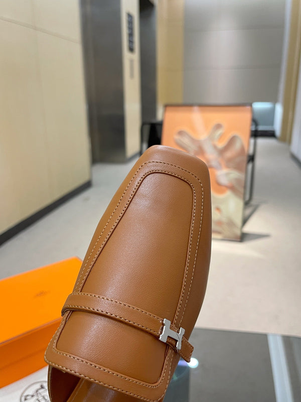 GROUPIE MULE TAWNY LAMBSKIN