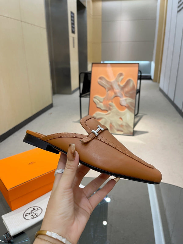 GROUPIE MULE TAWNY LAMBSKIN