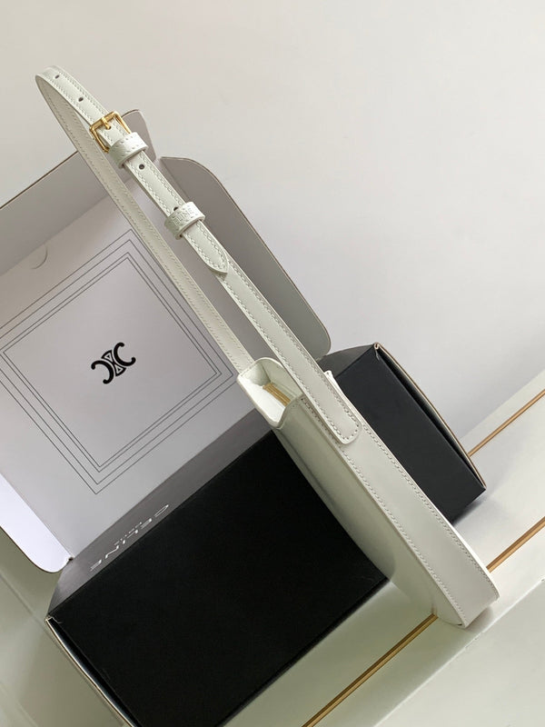 CROQUE 18 GLOSSY CALFSKIN WHITE