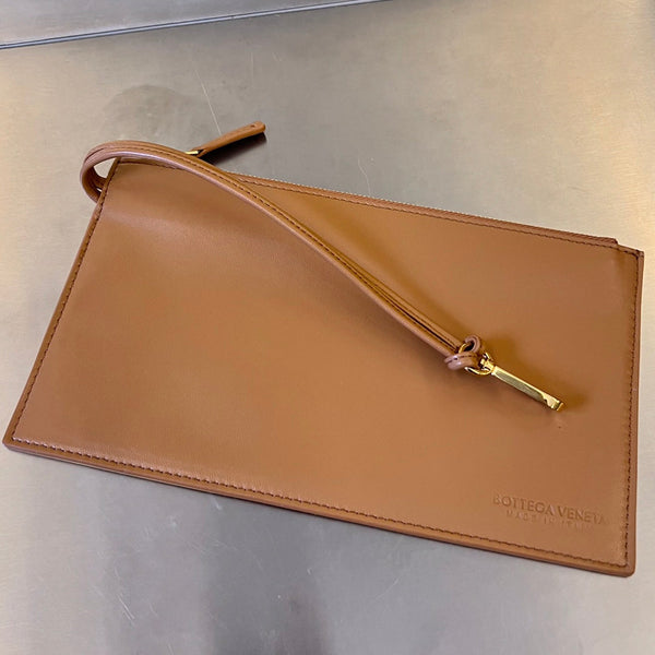 CASSETTA MEDIA DA 28 PELLE D'AGNELLO MARRONE ARACHIDI