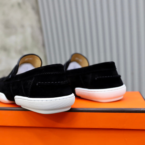 HM GUILLAUME LOAFER BLACK SUEDE