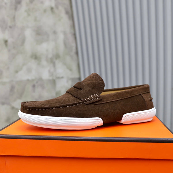 MOCASSINO HM GUILLAUME IN CAMOSCIO PECAN