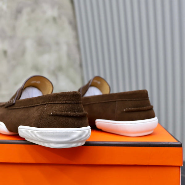 MOCASSINO HM GUILLAUME IN CAMOSCIO PECAN