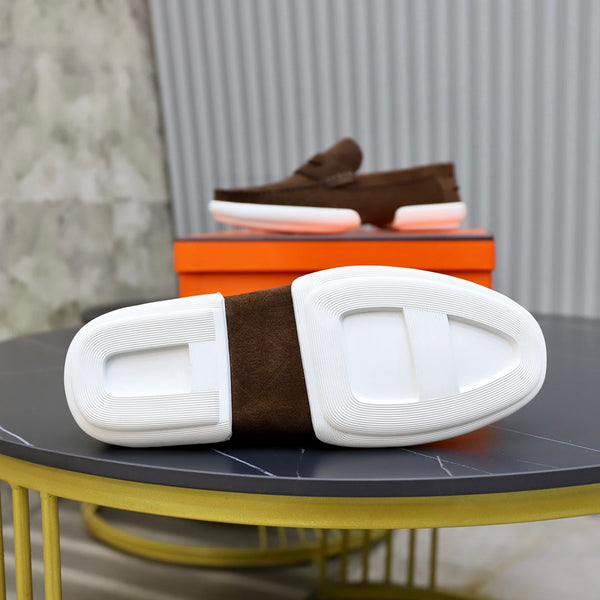 MOCASSINO HM GUILLAUME IN CAMOSCIO PECAN