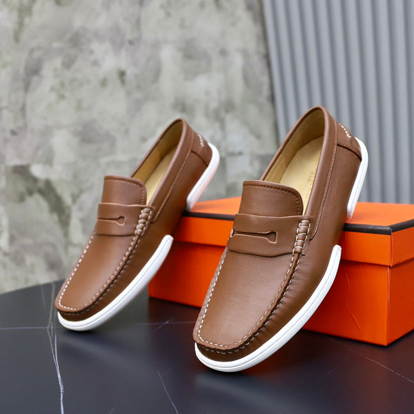 HM GUILLAUME LOAFER TAWNY CALFSKIN