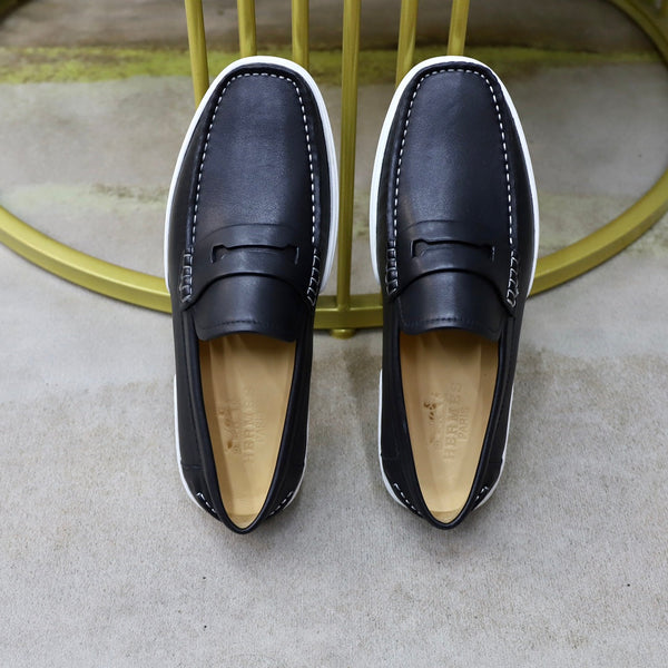 HM GUILLAUME LOAFER BLACK CALFSKIN